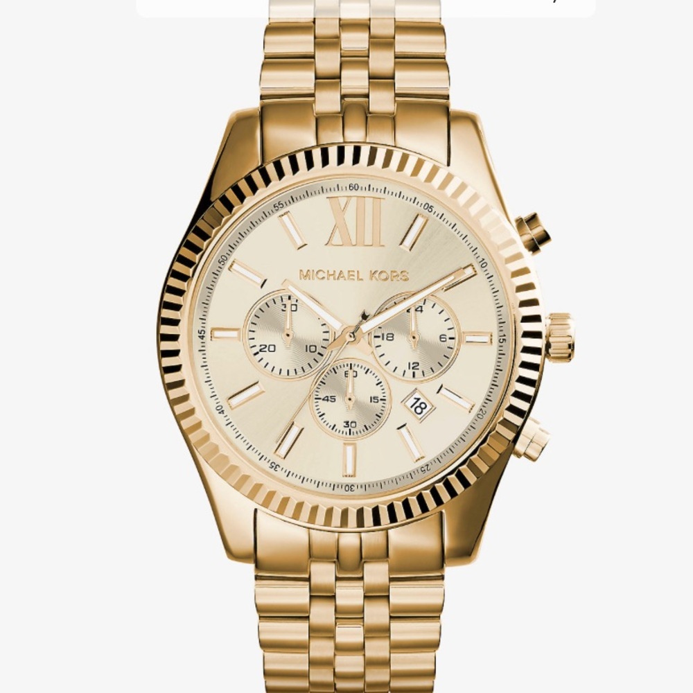 MICHAEL KORS
Lexington Gold-Tone Watch